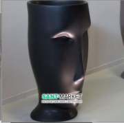 Раковина напольная Kerasan Artwork Moloco санфарфор чёрный матовый 474031