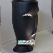 Раковина напольная Kerasan Artwork Moloco санфарфор чёрный матовый 474031