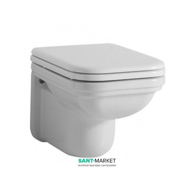 Унітаз підвісний Kerasan Waldorf прямокутний білий 411501