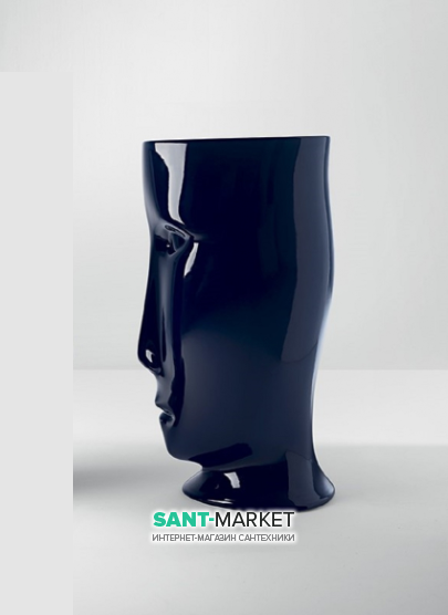 Раковина для підлоги Kerasan Artwork Moloco санфарфор блакитний кобальт глянсовий 4741K77