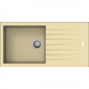 Кухонная мойка прямоугольная Apell Pietra Plus RIGHT/LEFT с сифоном гранит бежевый PTPL1001GO