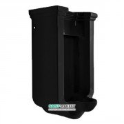 Писсуар подвесной Kerasan Waldorf с сифоном и крепежом черный глянцевый 413004