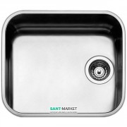 Кухонна мийка прямокутна Apell Ferrara вбудована під стільницю з сифоном нержавіюча сталь Linen FE450UAC