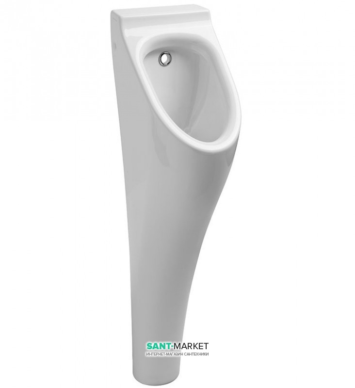 Писсуар напольный Kerasan Aquatech под скрытый налив с сифоном белый 373001