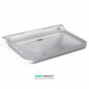 Раковина для ванной Kerasan Waldorf подвесная 120х55 см санфарфор белая бронза 4144K3