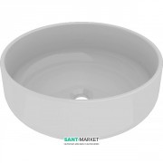 Раковина для ванной накладная Kerasan Ciotola C2 ø46 см санфарфор белый матовый 430230