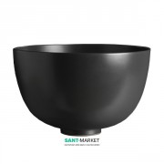 Раковина для ванной накладная Kerasan Ciotola C1 ø46 см санфарфор черный матовый 430131