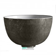 Раковина для ванної накладна Kerasan Ciotola C1 ø46 см санфарфор декор 3 (чавун на кам'яній лаві) 430162