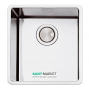 Кухонна мийка прямокутна Apell Ferrara Plus вбудована під стільницю з сифоном нержавіюча сталь Вrushed FEM34UBC