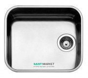 Кухонна мийка прямокутна Apell Ferrara вбудована під стільницю з сифоном нержавіюча сталь Вrushed FE450UBC