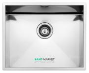 Кухонна мийка прямокутна Apell Ferrara Zero вбудована під стільницю з сифоном нержавіюча сталь Satin FEQ50USC
