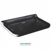 Раковина для ванної Kerasan Waldorf підвісна 120х55 см санфарфор чорний глянсовий хром 4144K4