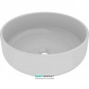 Раковина для ванної накладна Kerasan Ciotola C2 ø46 см санфарфор білий матовий 430230