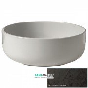 Раковина для ванної накладна Kerasan Ciotola C2 ø46 см санфарфор декор 3 (чавун на кам'яній лаві) 430262