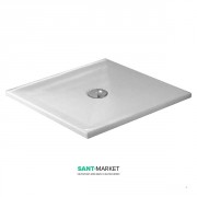 Душовий піддон акриловий Kerasan H3 анти-сліп 80х80 см білий 704901