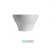 Раковина накладна Kerasan Deco Hurricane ø38 см санфарфор білий / білий матовий 480369