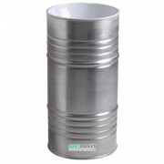 Раковина для підлоги Kerasan Artwork Barrel санфарфор білий / срібло 474386