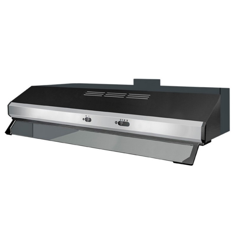 Витяжка для кухні вбудована Apell Cappe клас енергозбереження E нержавіюча сталь / чорний CT91XE