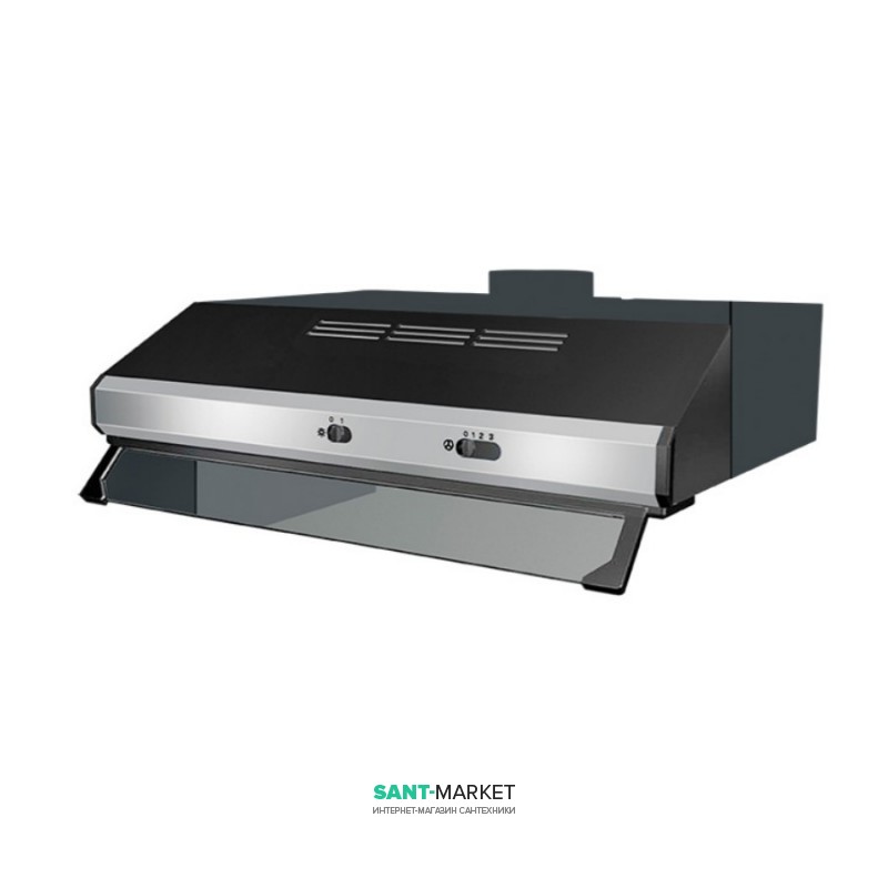 Вытяжка для кухни встраиваемая Apell Cappe класс энергосбережения E нержавеющая сталь/черный CT61XE