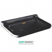 Раковина для ванної Kerasan Waldorf підвісна 120х55 см санфарфор чорний глянсовий золото 4144K5