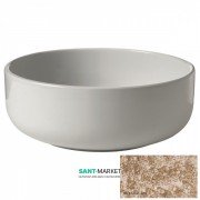 Раковина для ванної накладна Kerasan Ciotola C2 ø46 см санфарфор декор 5 (груба лава) 430264