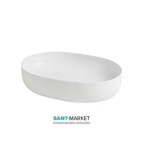 Раковина для ванной накладная Kerasan Nolita 60x40 санфарфор белая 534301