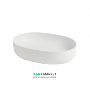 Раковина для ванної накладна Kerasan Nolita 60x40 санфарфор біла 534301