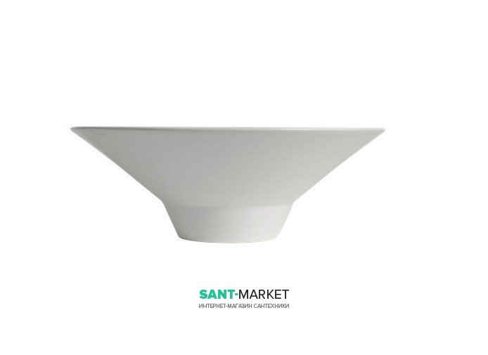 Раковина накладна Kerasan Deco Cocktail ø45 см санфарфор білий 480101