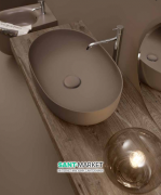 Полиця підвісна під раковину Kerasan Nolita 160х51 см состаренная ялина 733747