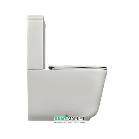 Унітаз-компакт підлоговий Kerasan Tribeca з керамічним бачком з кріпленням WB5N білий 511701