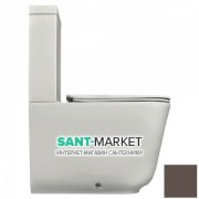 Унитаз-компакт напольный Kerasan Tribeca с керамическим бачком с крепежом WB5N бургундия матовый 511775