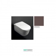 Унитаз подвесной Kerasan Tribeca с крепежом WB9N бургундия матовый 511475