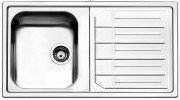 Кухонна мийка прямокутна Apell Melodia RIGHT врізна з сифоном і донним клапаном нержавіюча сталь Вrushed MLE861IRBC