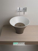 Полиця підвісна під раковину Kerasan Nolita 140х51 см вибілений дуб 733648