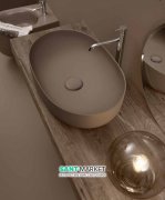 Полиця підвісна під раковину Kerasan Nolita 140х51 см состаренная ялина 733647