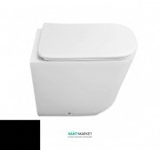 Унитаз напольный Kerasan Tribeca с крепежом WB5N черный матовый 511831