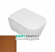 Унитаз подвесной Kerasan Tribeca c крепежом WB9N орех 511481