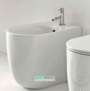 Биде напольное Kerasan Nolita с крепежом WB5N белое 532001