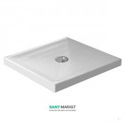Душовий піддон акриловий Kerasan H9 з антиковзаючим покриттям 90х90 см білий 705002