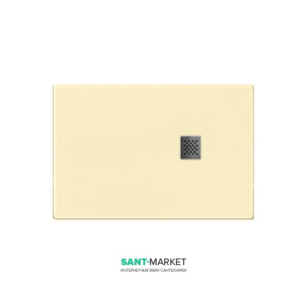 Душевой поддон мраморный Kerasan H2.5 100х90 см кремовый 705765