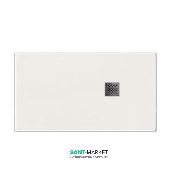 Душевой поддон мраморный Kerasan H3 140х90 см белый матовый 705930