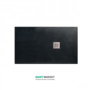 Душевой поддон мраморный Kerasan H3 140х90 см антрацит 705954