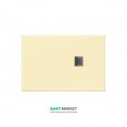 Душовий піддон мармуровий Kerasan H3 140х90 см сірий матовий 705965