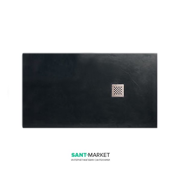 Душевой поддон мраморный Kerasan H3 160х90 см антрацит 706054