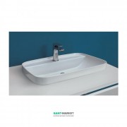 Раковина для ванної накладна Kerasan Tribeca 60х43 санфарфор біла матова 514230