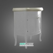 Тумба под раковину Kerasan Retro 73 см массив дерева белый матовый 734930