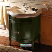 Тумба под раковину Kerasan Retro 73 см массив дерева зелёный 734952
