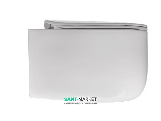 Унитаз подвесной Kerasan Nolita с крепежом WB9N белый матовый 531430