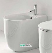 Биде напольное Kerasan Nolita с крепежом WB5N белое 532001