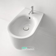 Биде подвесное Kerasan Nolita с крепежом WB9N белый 532501